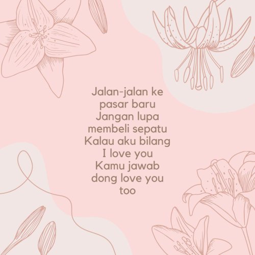 25 Pantun Gombal yang Lucu sampai Uwu, Bikin Doi Makin Sayang