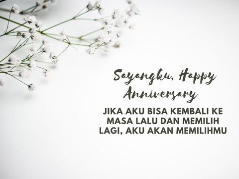 30 Kata-kata Anniversary Pernikahan, Romantis Bikin Pasangan Senyum