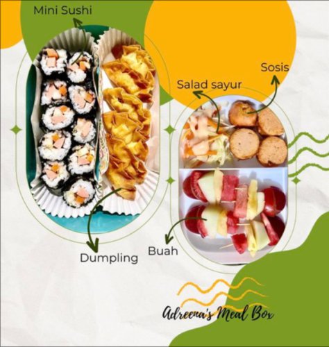 Resep Pembaca: Mini Sushi dan Chicken Dumpling