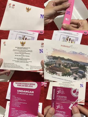 Viral Unboxing Undangan Upacara 17 Agustus di Istana, Isinya Bikin Penasaran