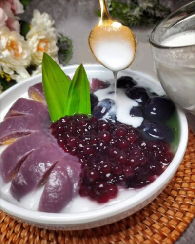 Resep Pisang Ungu Bubur Spesial Untuk Takjil