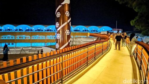 Wajah Baru Alun-alun Ciamis yang Cantik dan Estetik