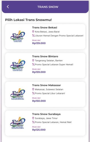 Liburan Seru di Trans Snow World! Tiket Masuk Mulai Rp 125 Ribu