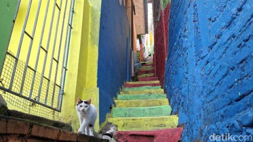 Begini Wajah Terkini Kampung Pelangi di Bandung, Penuh Warna-warni