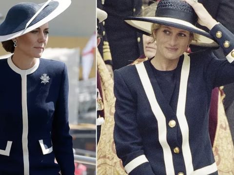 Momen Kate Middleton Tampil Mirip Putri Diana, Busana Nuansa Maritim