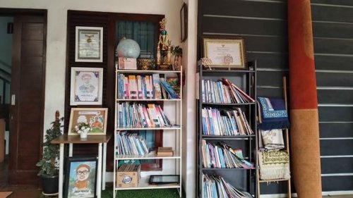 Kampung Dongeng Tangsel, Wisata Keluarga Tempat Anak Bebas Berimajinasi
