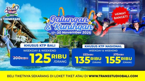 Galungan Lebih Seru dengan Wahana &amp; Show Spektakuler di Trans Studio Bali!