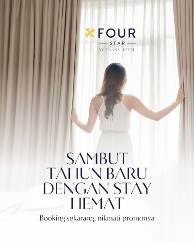 Sambut Tahun Baru di Bali, Stay Hemat di Four Star by Trans Hotel Denpasar