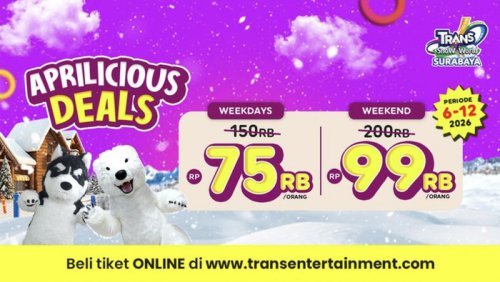 Sensasi Bermain Salju di Surabaya dengan Harga Spesial Aprilicious Deals 2026