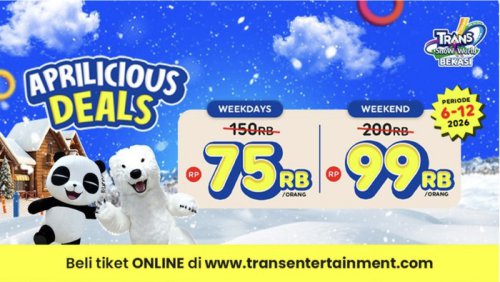 Main Salju Tanpa Keluar Negeri! Liburan Lebih Seru di Trans Snow World Bekasi