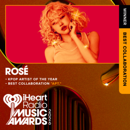 BLACKPINK ロゼ「2026 iHeartRadio Music Awards」で2冠達成！新たな快挙