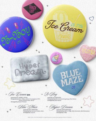 ITZY ユナ、ソロデビューアルバム「Ice Cream」トラックリストを公開