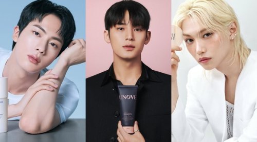 ◆BTS ジン「LANEIGE」, ◆SEVENTEEN ジョンハン「BANILA CO」, ◆SEVENTEEN ウォヌ「THE FACE SHOP」, ◆SEVENTEEN ミンギュ「UNOVE」, ◆Stray Kids フィリックス「HERA」, ◆TOMORROW X TOGETHER ボムギュ「coralhaze」, ◆TOMORROW X TOGETHER ヒュニンカイ「DERMAFIRM」, ◆NCT マーク「espoir」, ◆NCT ジェノ「A'pieu」, ◆EXO ディオ「DERMATORY」, ◆SUPER JUNIOR ウニョク「MEDIHEAL」, ◆BOYNEXTDOOR「Dr.G」, ◆ZEROBASEONE「colorgram」, ◆RIIZE「UIQ」, ◆NCT WISH「CipiCipi」, 楽天スーパーSALE終了間近！BTSにSEVENTEEN、NCTも&hellip;K-POPアイドルがモデルの人気コスメを一挙紹介