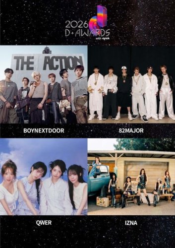 BOYNEXTDOORからiznaまで！「第2回 D Awards」第2弾ラインナップを公開