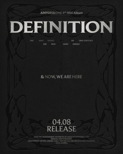AMPERS＆ONE、4月8日に4thミニアルバム「DEFINITION」でカムバック決定！