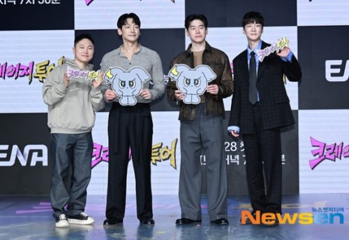 【PHOTO】RAIN＆WINNER イ・スンフン＆キム・ムヨルら、新バラエティ「クレイジーツアー」制作発表会に出席