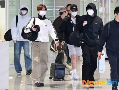 【PHOTO】MONSTA X、海外スケジュールを終えて韓国に到着