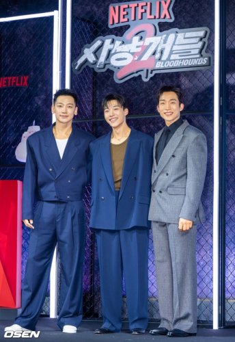 【PHOTO】ウ・ドファン＆イ・サンイ＆RAIN、Netflix「ブラッドハウンド2」制作発表会に出席