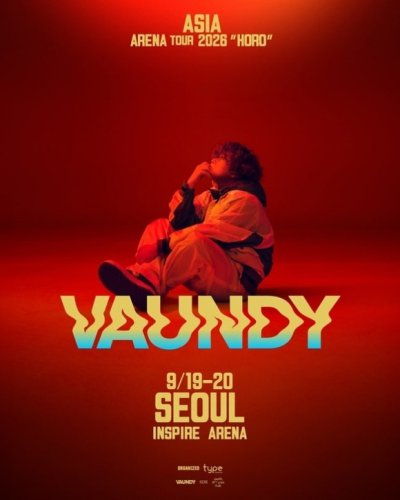 Vaundy、初の韓国コンサートが異例のスピードで全席完売！9月にインスパイア・アリーナで開催