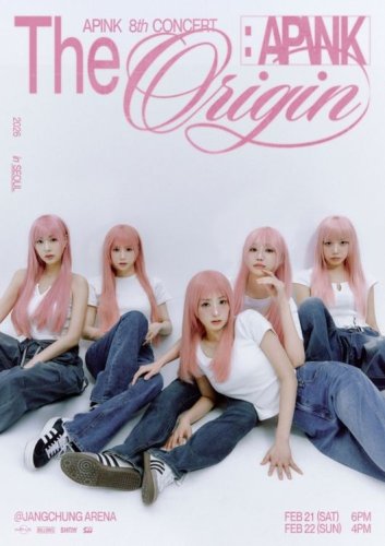 Apink、全員ピンク髪に！単独コンサートのポスターに注目&hellip;韓国で2月に開催
