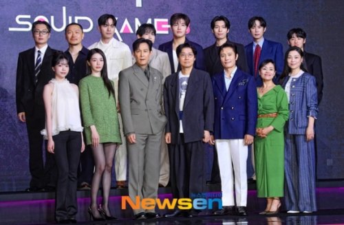 【PHOTO】イ・ジョンジェ＆イ・ビョンホンら、Netflix「イカゲーム3」制作発表会に出席