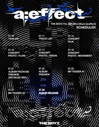 THE BOYZ、10thミニアルバム「a;effect」スケジュールを公開