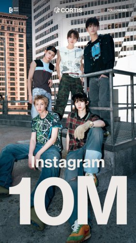 CORTIS、K-POPグループ史上最短！インスタのフォロワーが1000万人を突破