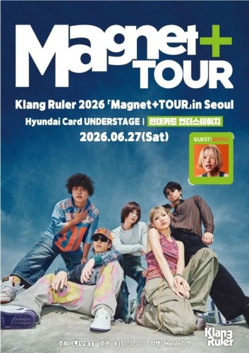 日本の人気バンドKlang Ruler、初の訪韓公演が決定！6月27日にソウルで開催