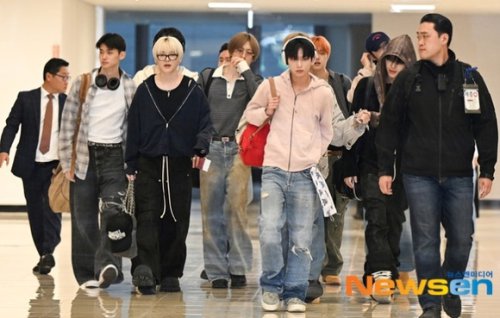 【PHOTO】＆TEAM、韓国でのスケジュールを終えて日本へ
