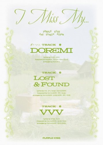 PURPLE KISS、2ndシングル「I Miss My․․․」トラックリストを公開&hellip;タイトル曲は「DOREMI」