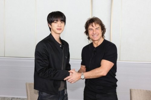 BTS ジン、トム・クルーズが対面！代表作に関する思い出を告白＆ファン心をアピール（動画あり）