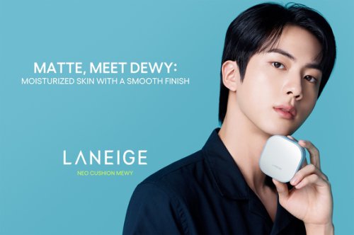 BTS ジン、大型ビジュアルが渋谷に出現！韓国コスメ「LANEIGE」6月23日より特別広告を展開