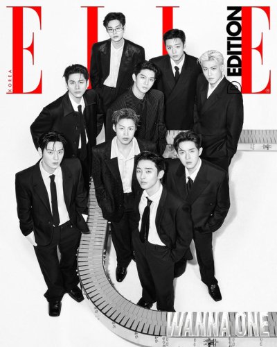 Wanna One、再集結後「ELLE KOREA」のグラビアに登場！&ldquo;今後も現在進行形のグループでありたい&rdquo;