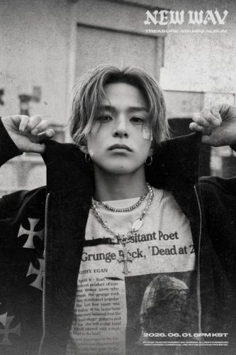 TREASURE アサヒ＆パク・ジョンウ、4thミニアルバム「NEW WAV」ビジュアルフォトを公開