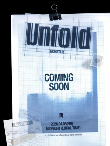MONSTA X、4月3日にアメリカでニューアルバム「Unfold」をリリース&hellip;予告イメージが公開
