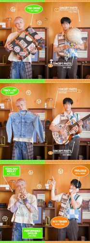 &ldquo;ASTROのMJ＆ジンジンの新ユニット&rdquo;ZOONIZINI、1stミニアルバムのスケジューラー映像＆イメージ公開