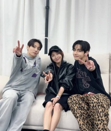ハ・ジウォン、BTSのVとジョングクと対面！成功したオタクに