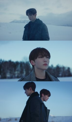 SEVENTEEN ドギョム＆スングァン、北海道の雪原で切ない演技を披露&hellip;タイトル曲「Blue」MVを追加公開