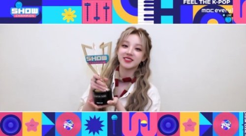 i-dle ウギ「SHOW CHAMPION」で初の音楽番組1位を獲得