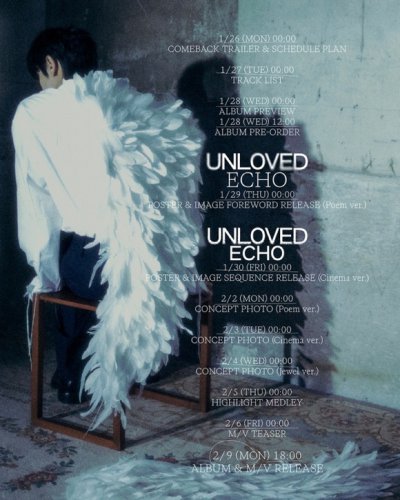 Highlight ヤン・ヨソプ、2月9日に3rdミニアルバム「Unloved Echo」でカムバック決定！