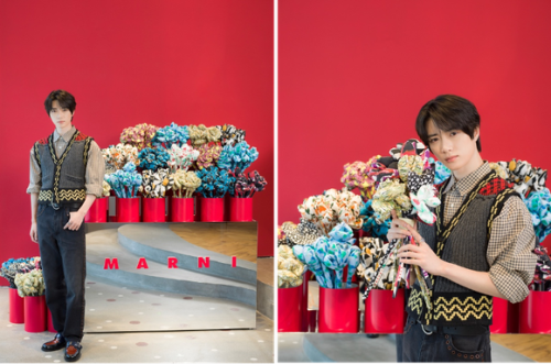 TXT ボムギュ、表参道に降臨！洗練されたファッションで「MARNI」イベントに登場