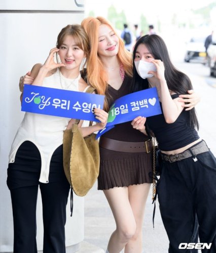 【PHOTO】カムバックを宣伝！Red Velvet アイリーン＆スルギ＆ジョイ「SMTOWN LIVE」東京ドーム公演のため日本へ