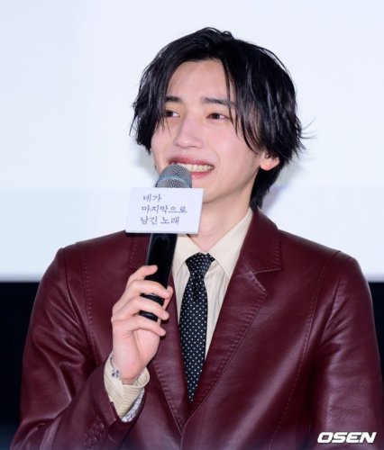 【PHOTO】なにわ男子 道枝駿佑が訪韓！映画「君が最後に遺した歌」記者懇談会に出席