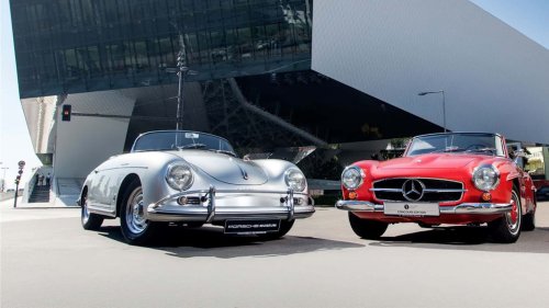 BMW dan Porsche Merayakan 140 Tahun Mercedes