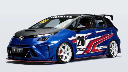 Kami Tergila-gila dengan Mobil Balap Honda Fit Kecil Ini