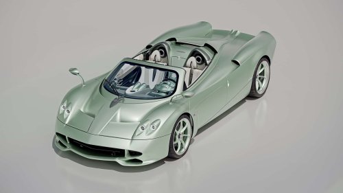Pagani Huayra Codalunga Kehilangan Atap dan Bertransmisi Manual