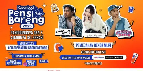 Saksikan Puncak Acara KapanLagi Pensi Bersama FANTA 2025, Jangan Sampai Ketinggalan!
