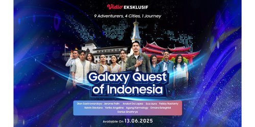 Vidio Hadirkan Galaxy Quest of Indonesia: Petualangan 9 Publik Figur Jelajahi Kota-Kota di Indonesia