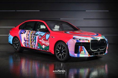 BMW Art Car BMW i7 Listrik Jadi Kanvas Seni &ndash; PERINGATI 30 TAHUN BMW KOREA