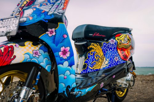 Garage Goal Modifikasi | Yamaha Grand Filano Hybrid &ndash; SPORTY JAPANESE VIBE